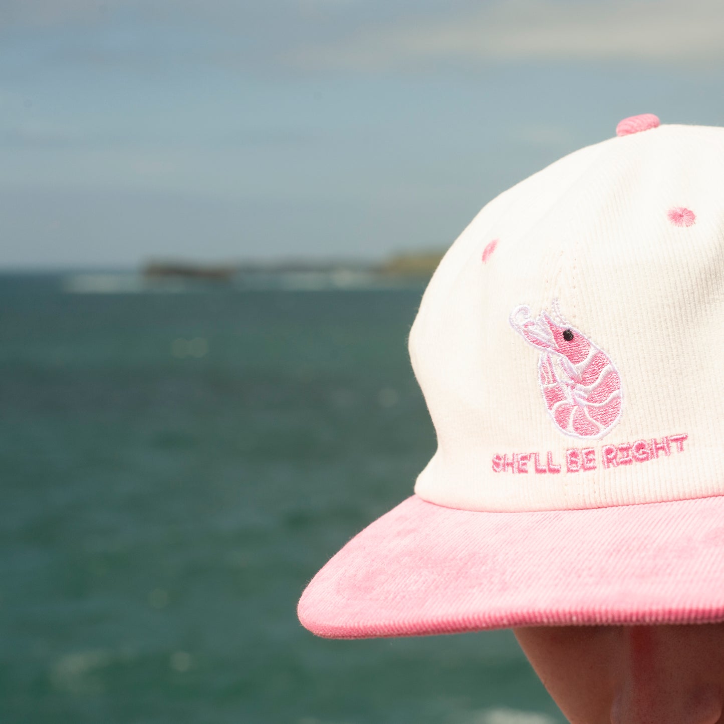🦐Big Prawn Corduroy Hat